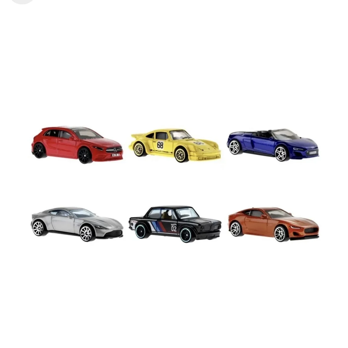 European Collection 6 Car Pack Hot Wheels Boxed Set - Image 3