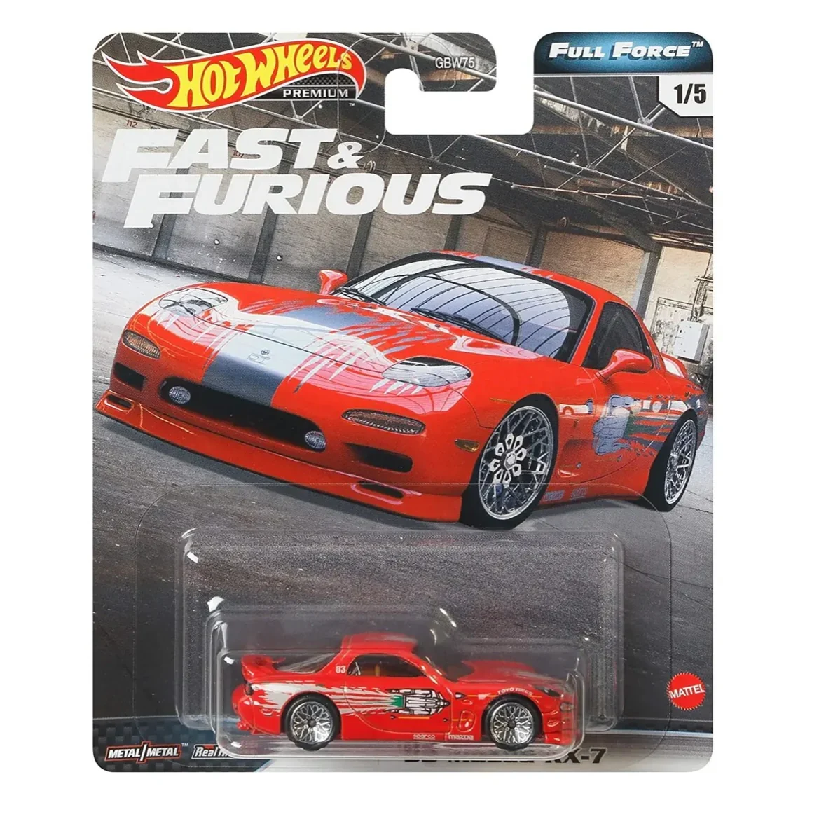Fast & Furious FULL FORCE 5 Pack Box Set *not sealed* HOTWHEELS PREMIUM Boxed Set - Image 4