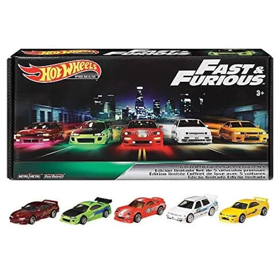 Fast & Furious Original Fast Set Hotwheels Premium Complete