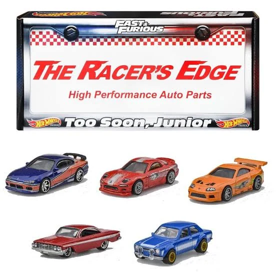 Fast & Furious THE RACER'S EDGE New & Sealed Hot Wheels Premium Boxed Set