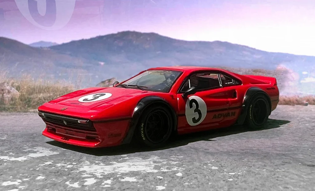 FERRARI 308 GTB LBWK LIBERTY WALK (RED) INNO64 - Image 5