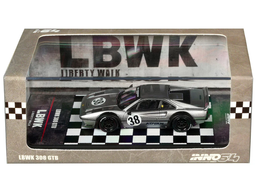 Ferrari 308 GTB Liberty Walk (Grey) INNO64 1/64 - Image 5
