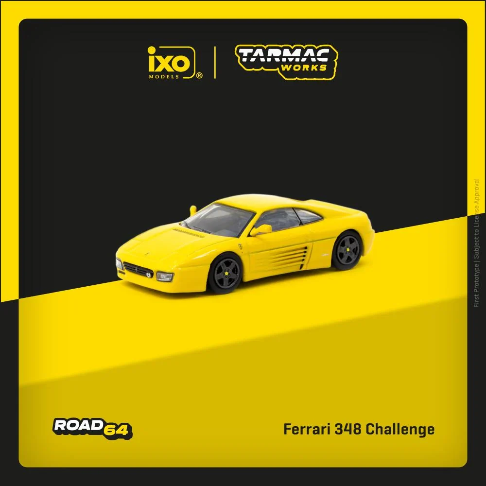 Ferrari 348 Challenge Yellow - Tarmac Works x IXO