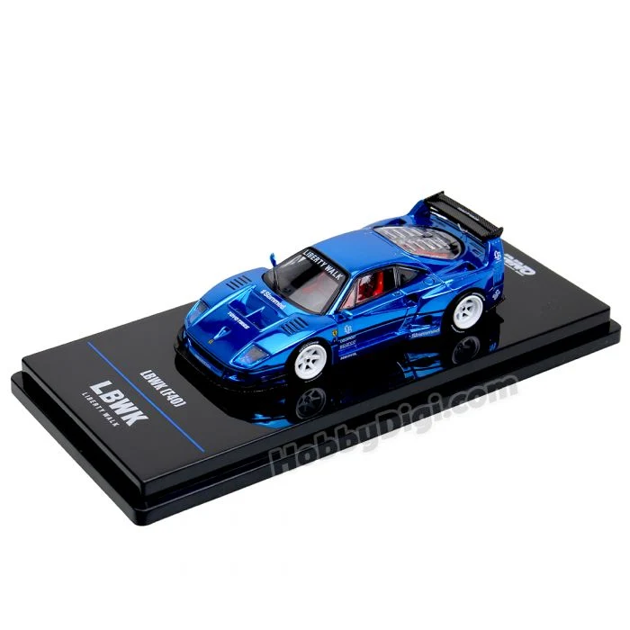 Ferrari F40 Chrome Black *CHASE* (Blue Chrome) - Inno64 - Image 4