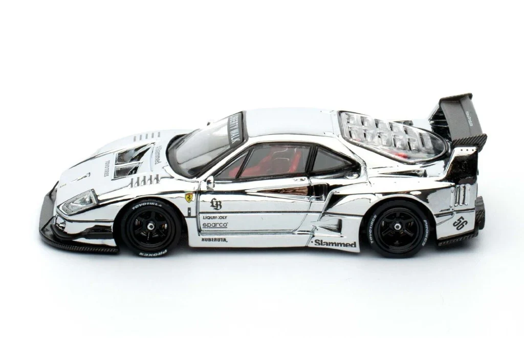 FERRARI F40 LBWK (CHROME SILVER) - INNO64 1:64 - Image 5