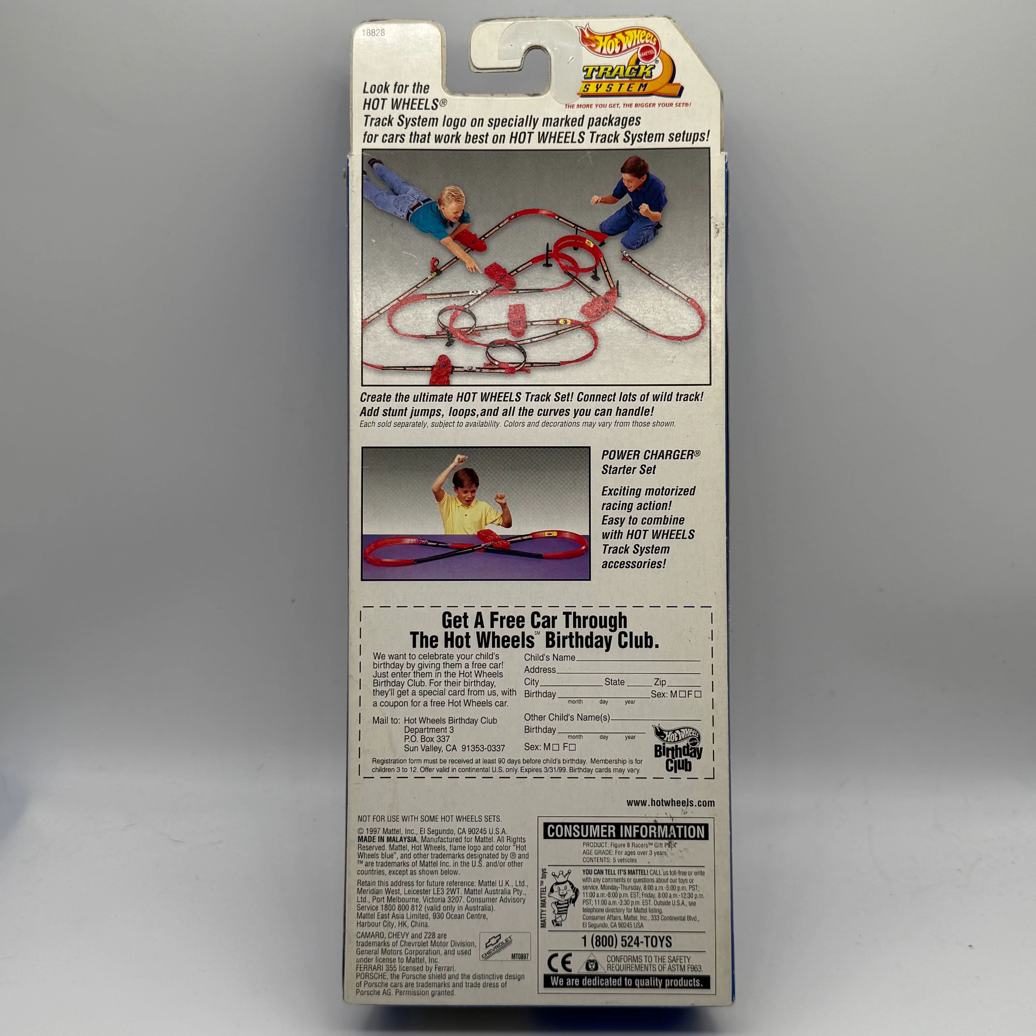 Figure 8 Racers Gift Pack - 1997 5 Pack Hotwheels - Image 4
