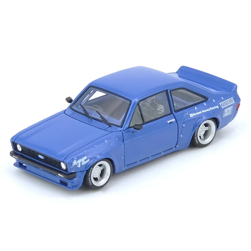 Ford Escort MK2 Pandem “EMOTION” Retro Havoc Blue INNO64 - Image 3