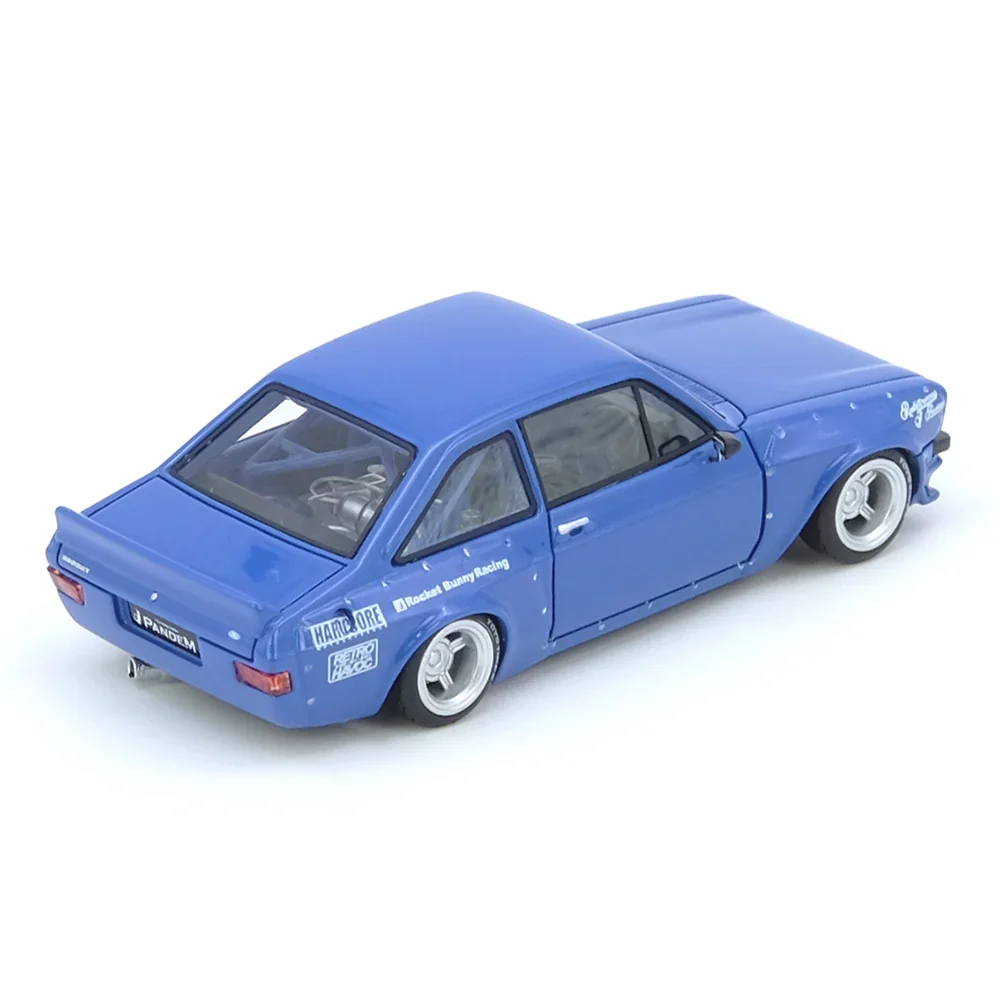 Ford Escort MK2 Pandem “EMOTION” Retro Havoc Blue INNO64 - Image 4
