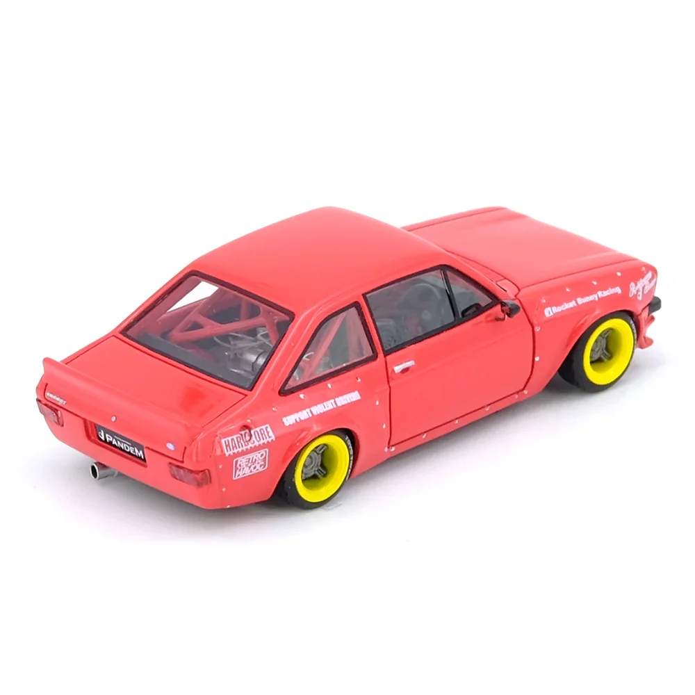 Ford Escort MK2 Pandem “EMOTION” Retro Havoc Red - Inno64 - Image 4
