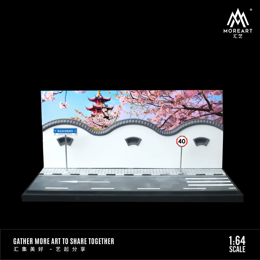 GARDEN STREET SCENE MODEL - MOREART 1/64 - Image 4