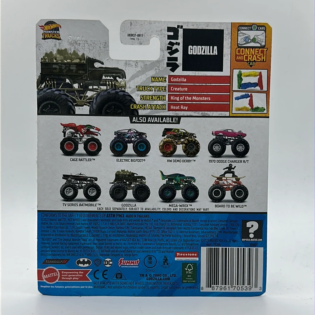 GODZILLA Hotwheels Monster Trucks 2023 - Image 2