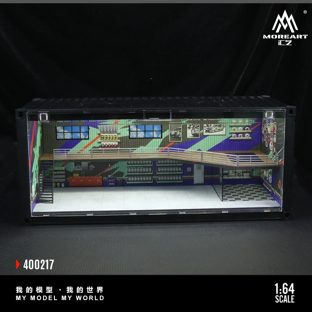HKS Repair Shop Container - Morearts 1:64 - Image 2