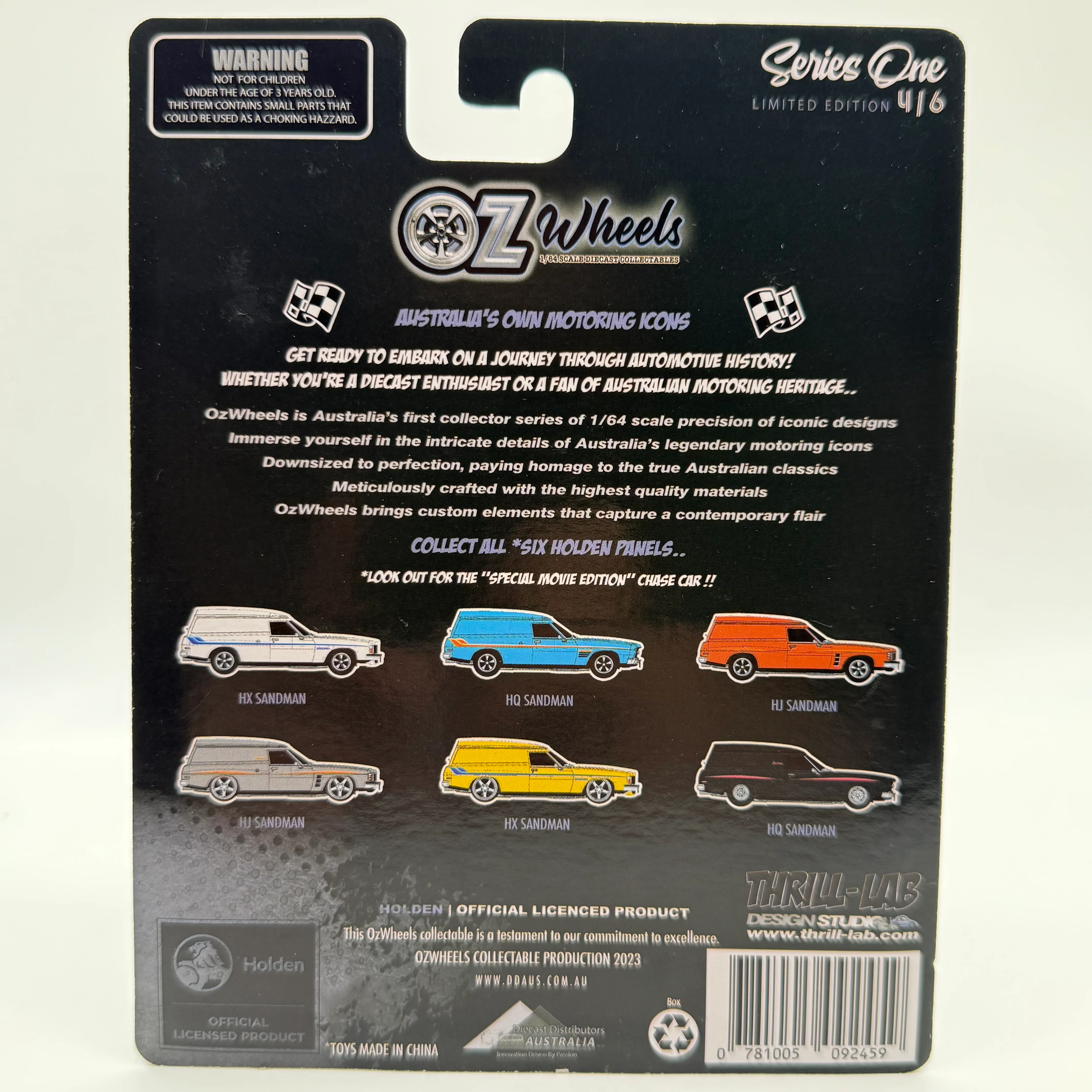 Holden HJ Sandman (Grey) OZWHEELS Series One Limited Edition - Image 2