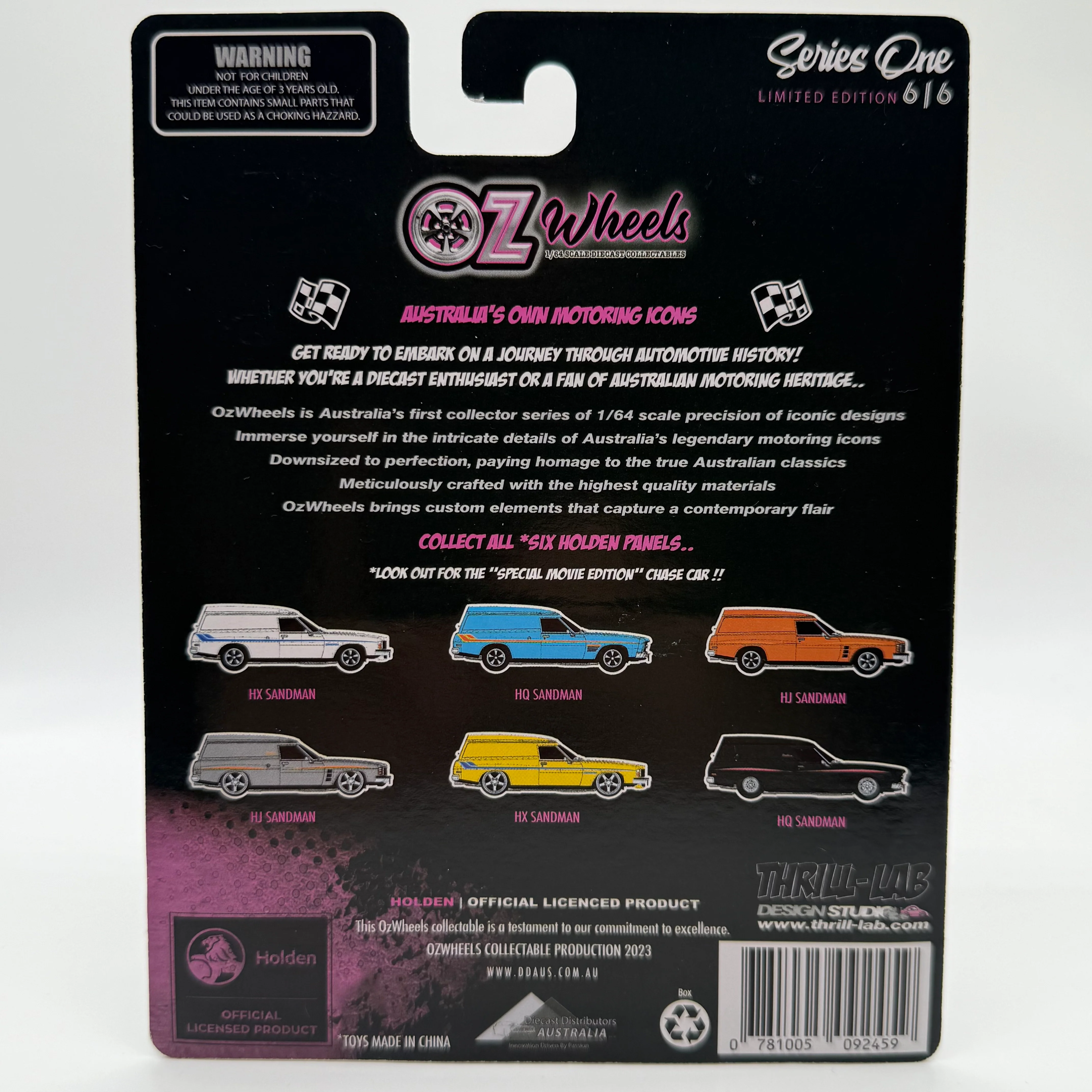 Holden HQ Sandman (Black) OZWHEELS Series One Limited Edition - Image 2