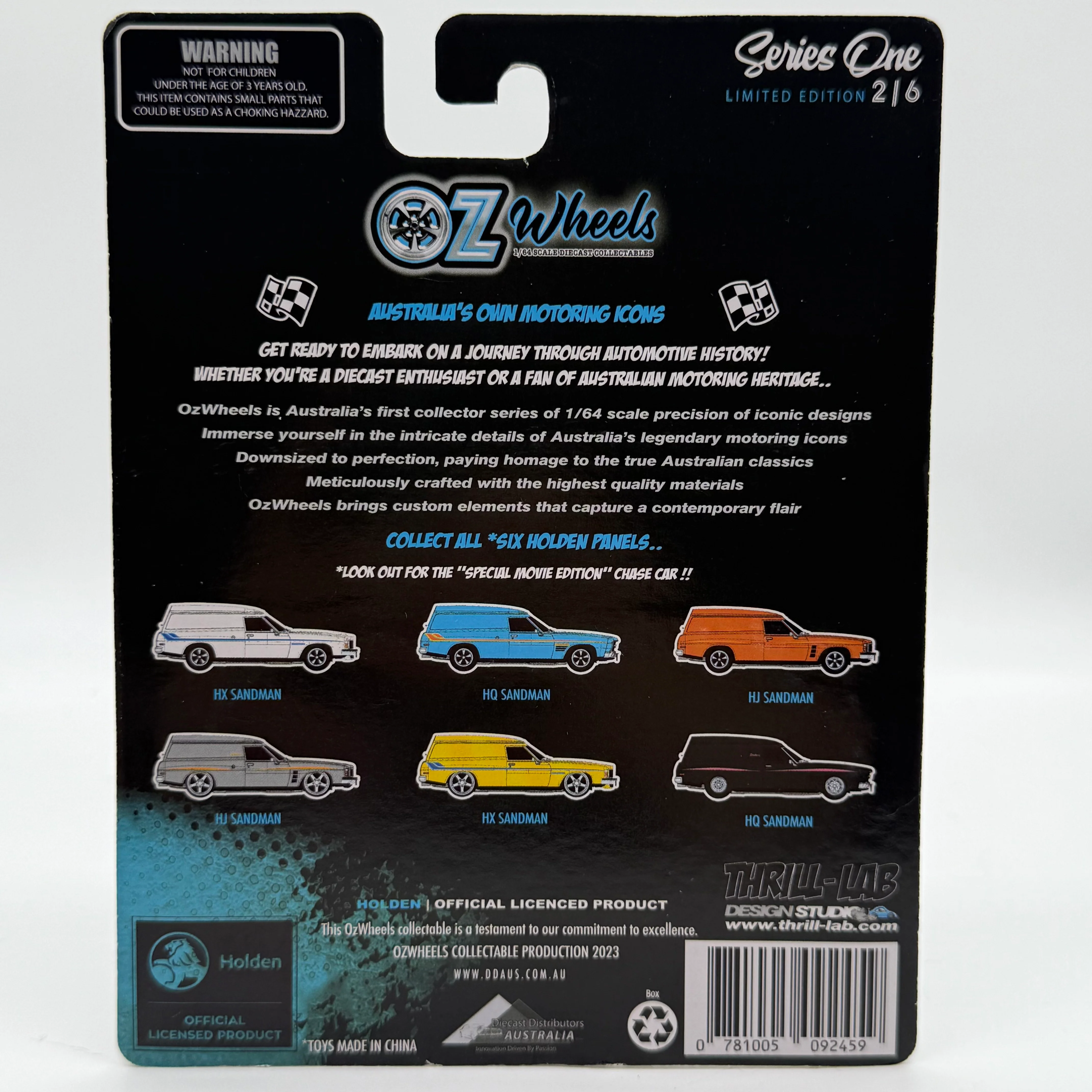 Holden HQ Sandman - Series 1 OZWHEELS Limited Edition - Image 2