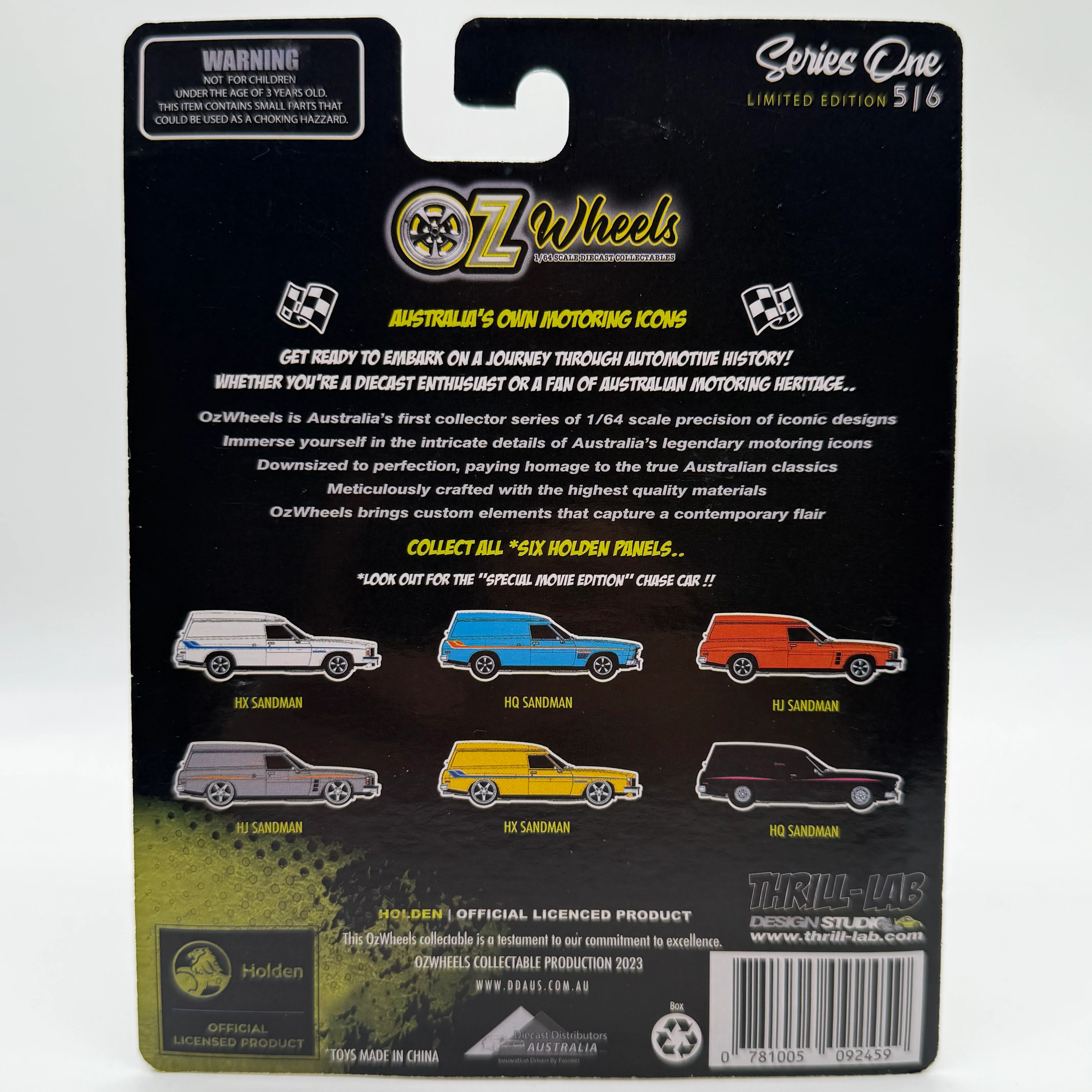 Holden HX Sandman (Yellow) OZWHEELS Series One Limited Edition - Image 2