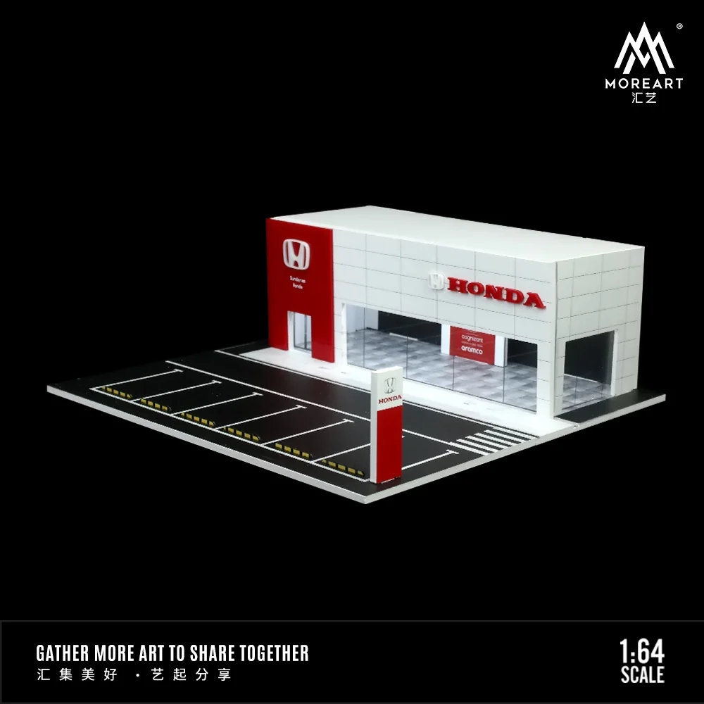 Honda 4S Showroom Model - w/LED lights Morearts 1:64 - Image 4
