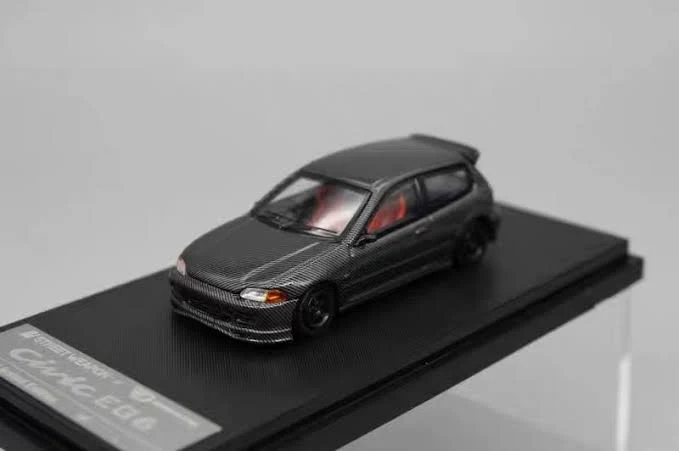 Honda Civic EG6 Full Carbon V2 - *Limited to 300pcs* Street Weapon 1/64 - Image 3