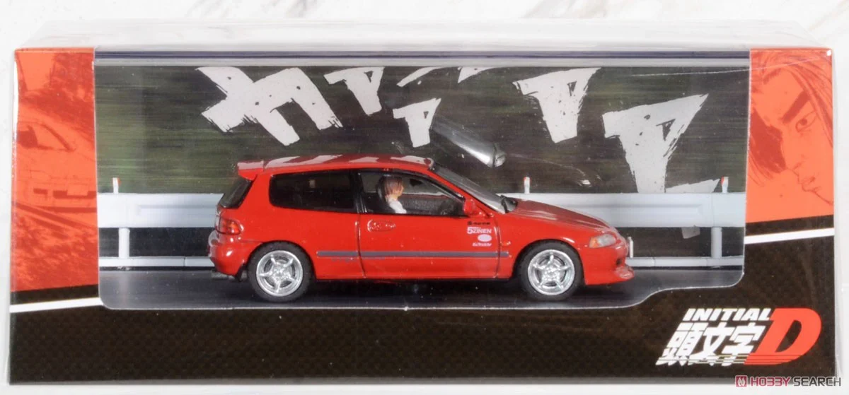 Honda Civic (EG6) / INITIAL D Myogi Night Kids with Shingo Syouji Figure - Hobby Japan - Image 2