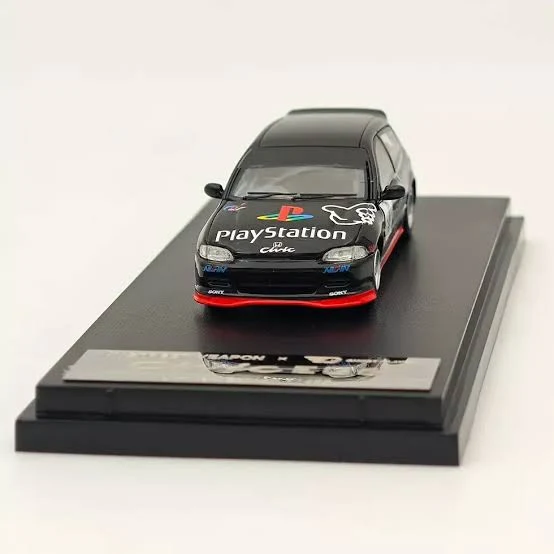 HONDA CIVIC EG6 PLAYSTATION LIVERY 1/64 - STREET WEAPON LIMITED 499pcs - Image 4
