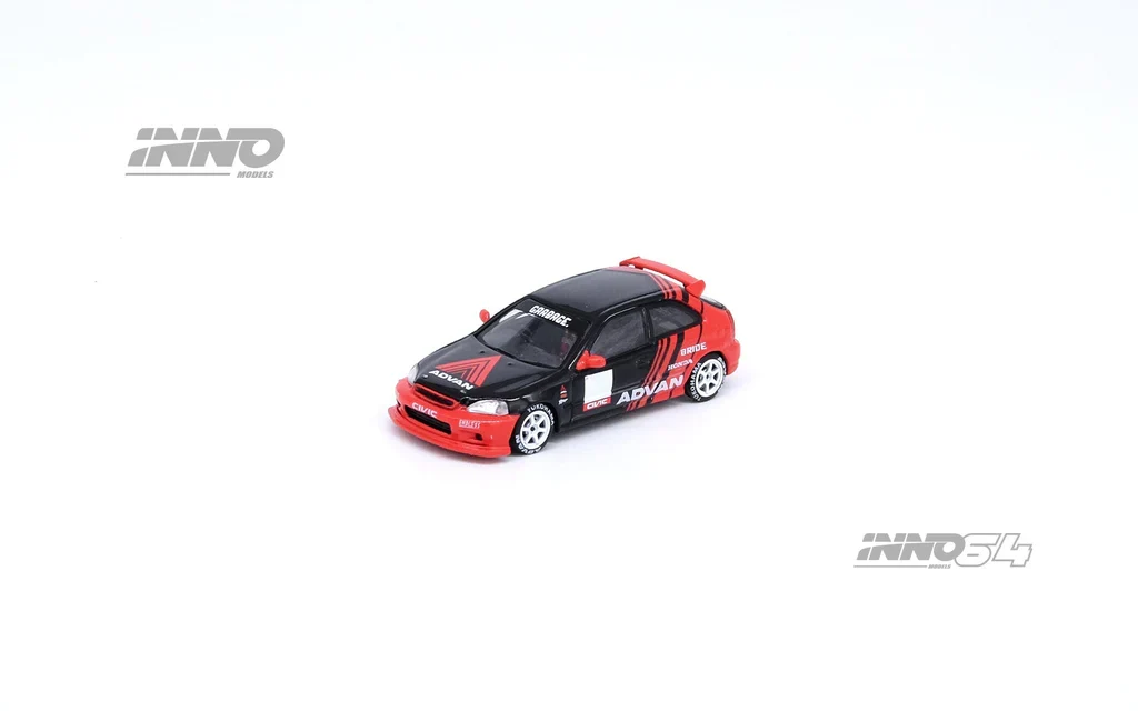 HONDA CIVIC TYPE-R EK9 (ADVAN) INNO64 1:64 - Image 4