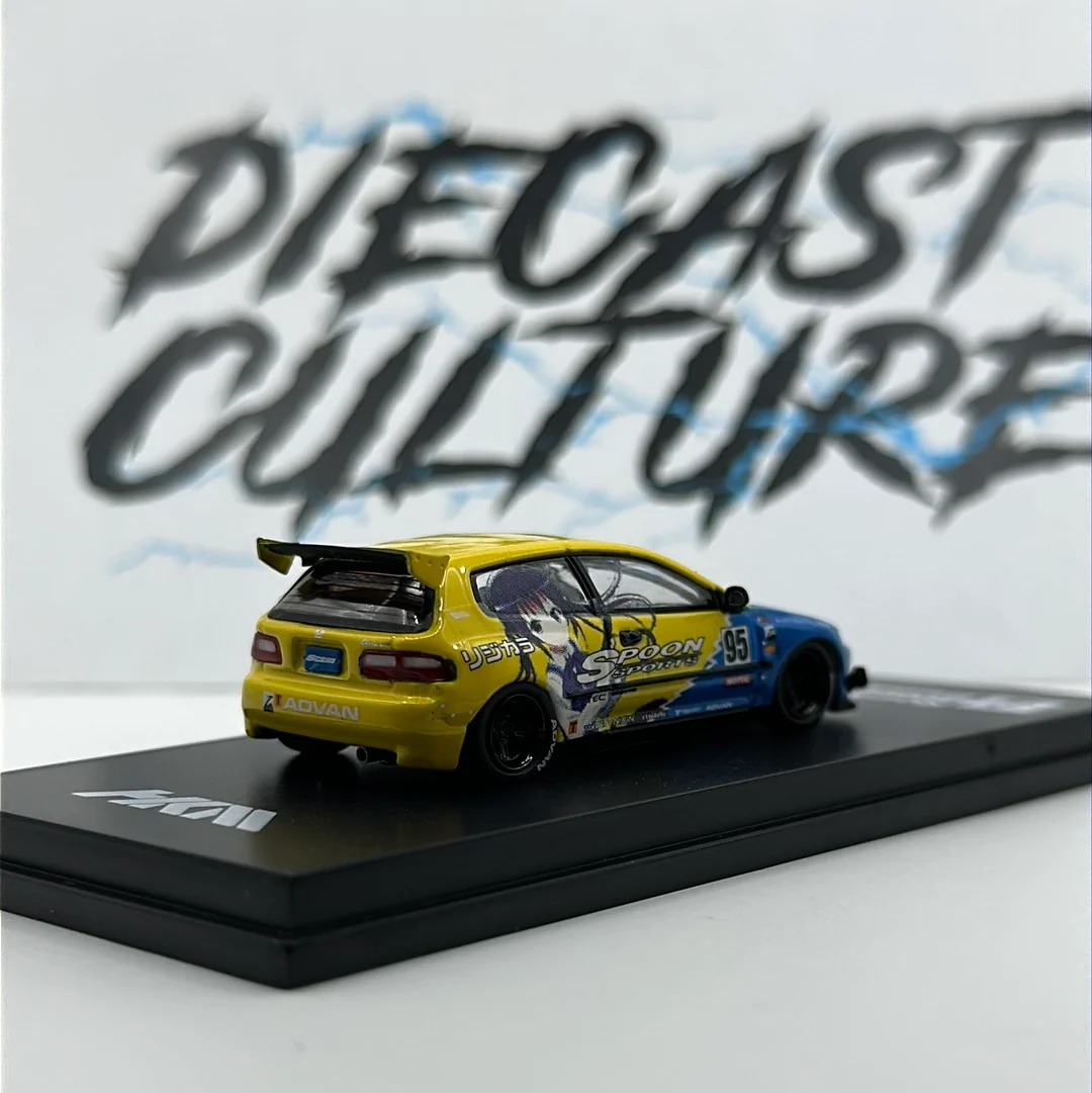 HONDA EG6 ROCKET BUNNY PANDEM SPOON SPORTS 1:64 Scale - Image 6