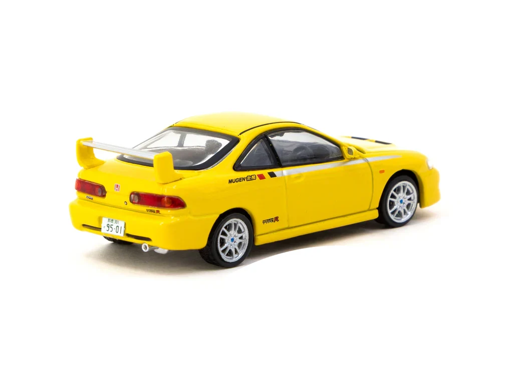 HONDA INTEGRA TYPE R DC2 MUGEN (SUNLIGHT YELLOW) TARMAC WORKS 1:64 - Image 3