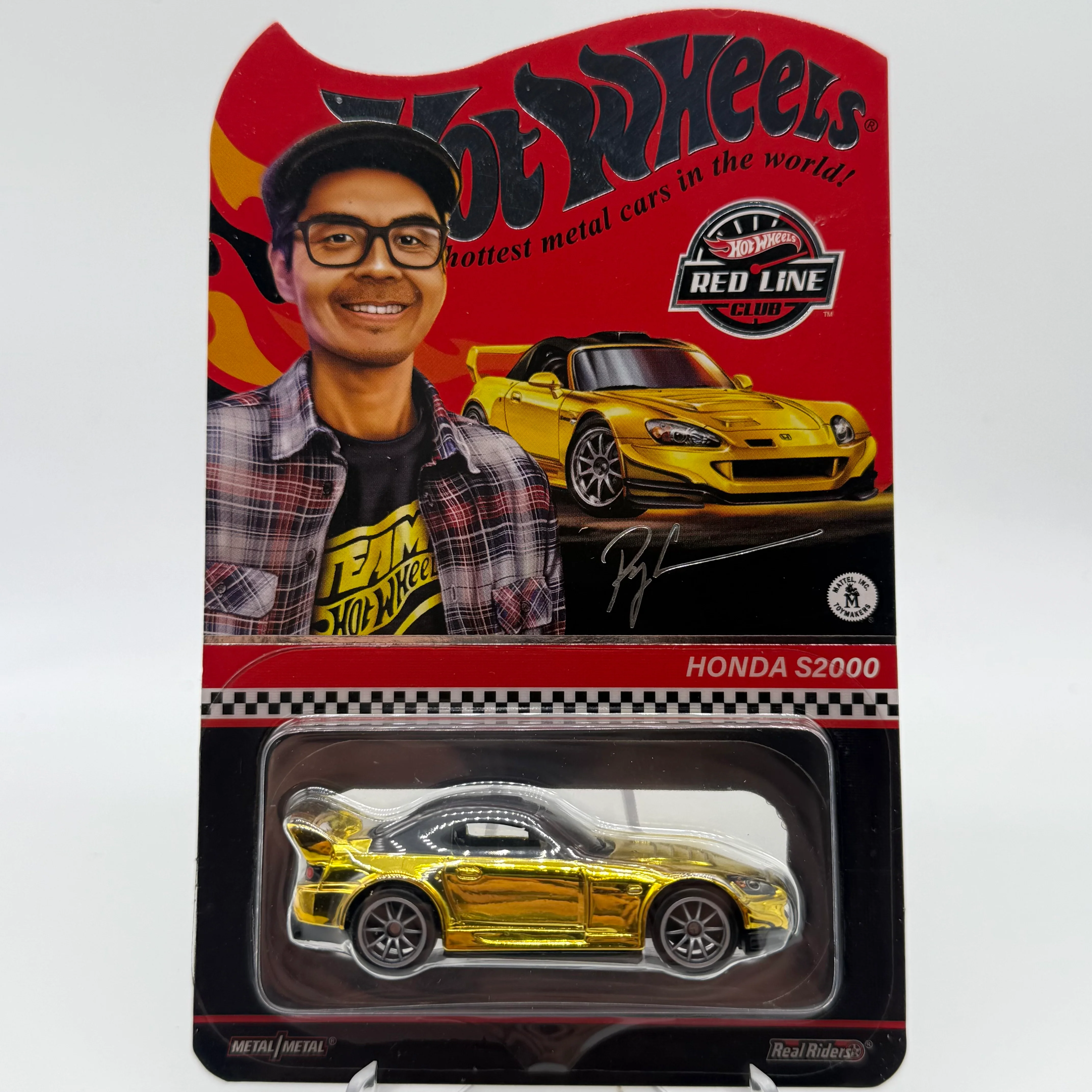 Honda S2000 #12533/30000 Gold RLC Red Line Club Hotwheels