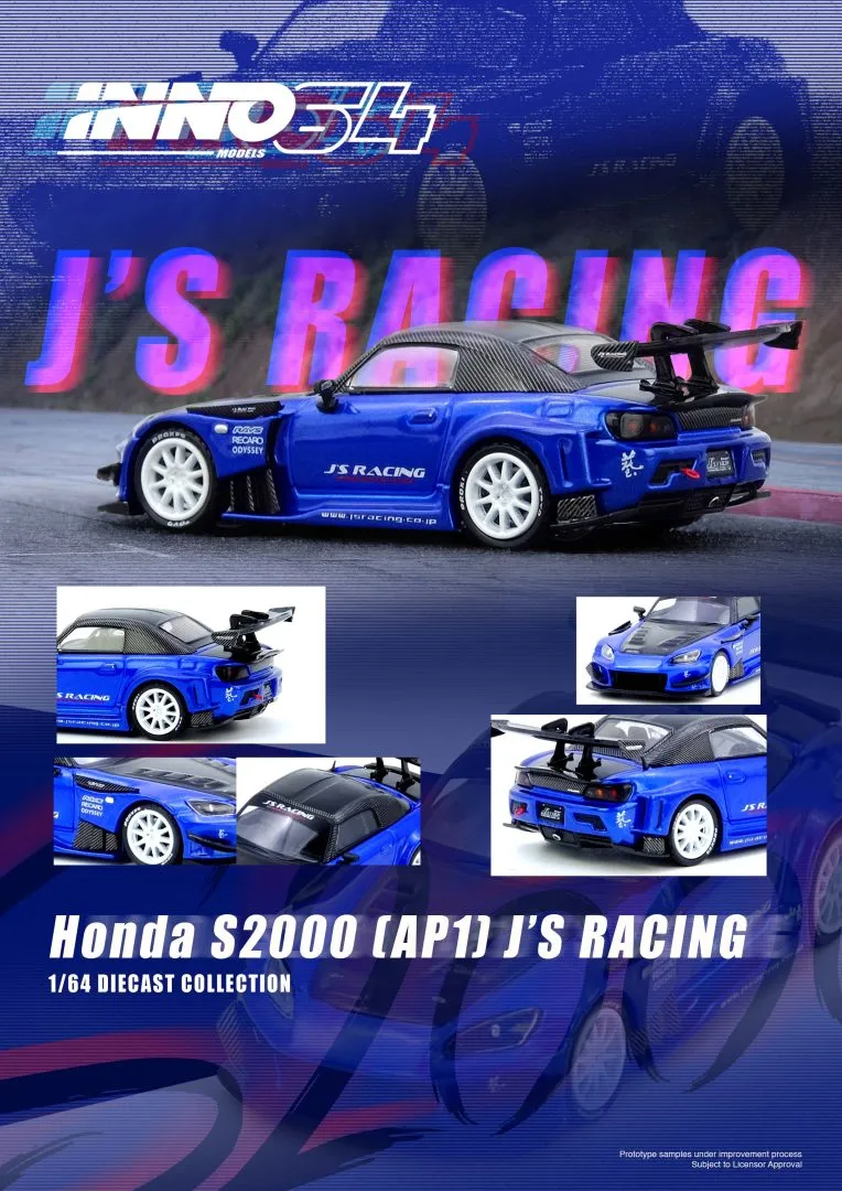 Honda S2000 J’S RACING Blue - INNO64 - Image 2