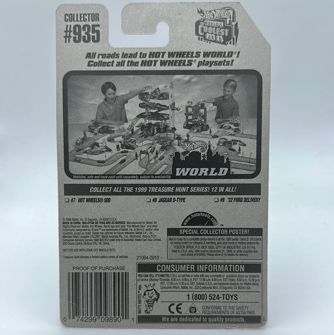Hotwheels 500 - 1999 Treasure Hunt Series #7 of 12 Cars Collector 935 Limited Edition - Image 2