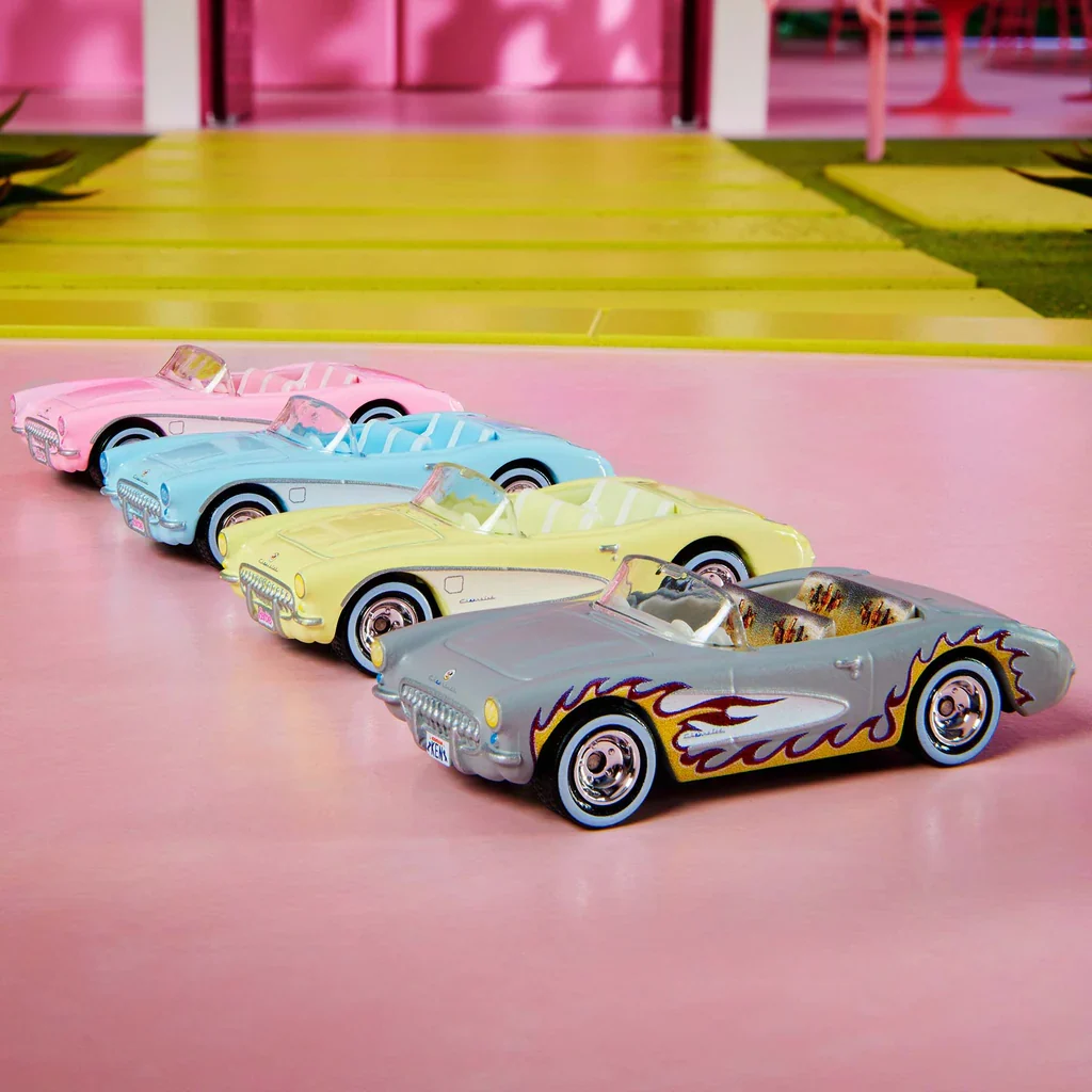 Hotwheels Barbie Movie Multi-Pack 4 Pack 1:64 Scale - Image 3