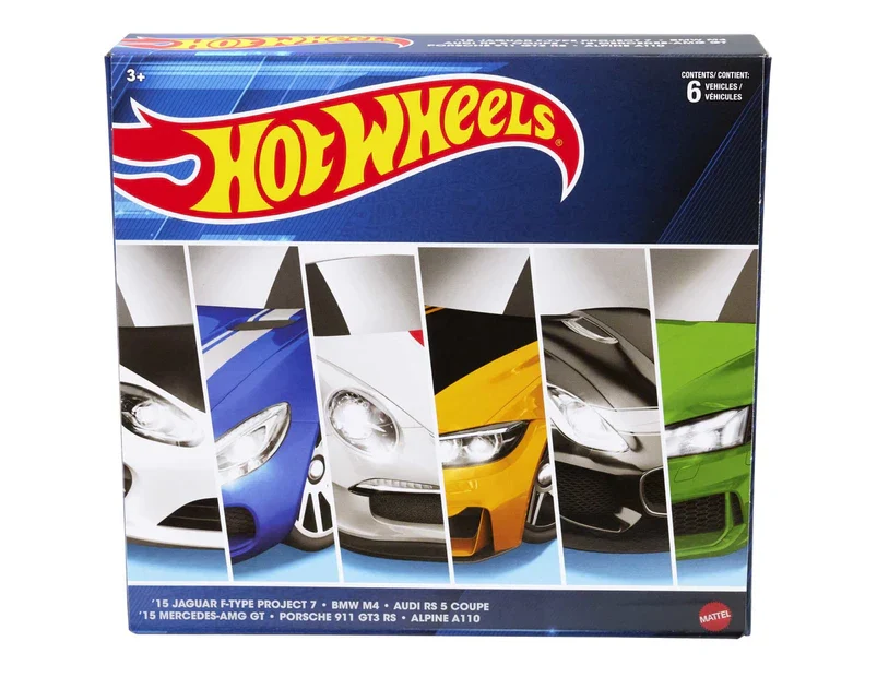 Hotwheels European Car Culture Multi-Pack 6 Cars 1:64 Scale