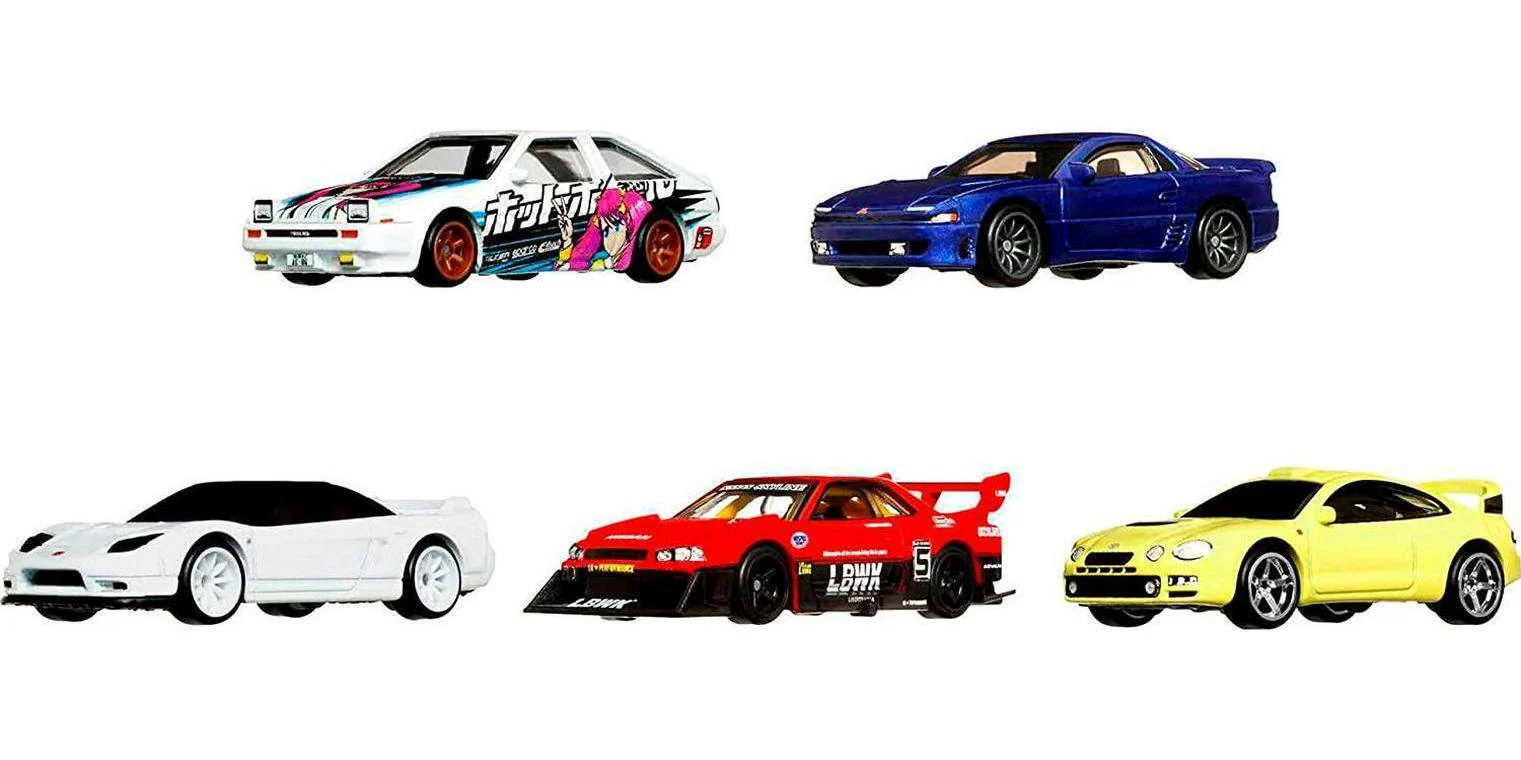 Hotwheels Premium Mountain Drifters Container Multi-Pack 5 Cars 1:64 Scale - Image 2