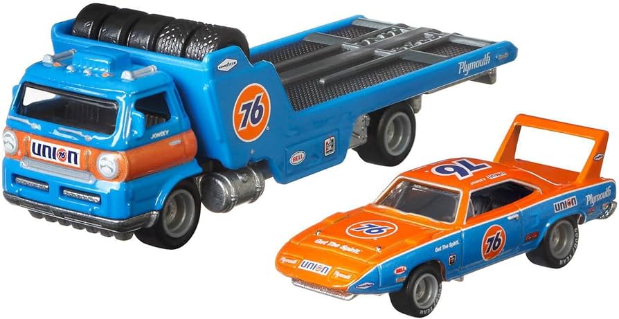 Hotwheels Premium Team Transport #18 - '70 Plymouth Superbird / Wide Open - Image 2