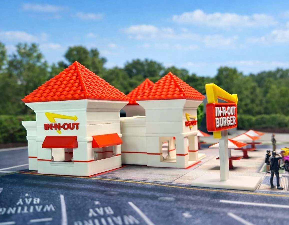 IN-N-OUT Diorama (Made for Beach Cafe Mat) - Image 2