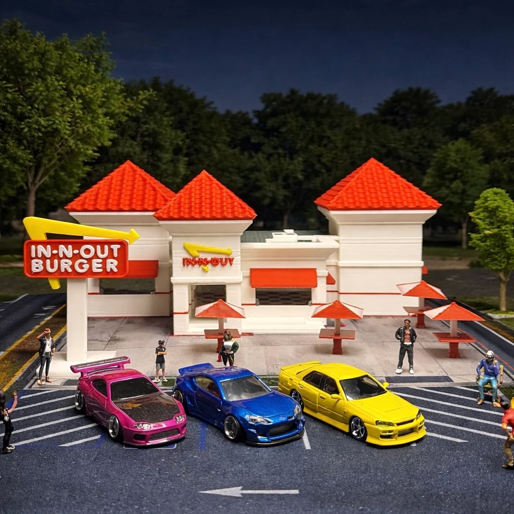 IN-N-OUT Diorama (Made for Beach Cafe Mat) - Image 3