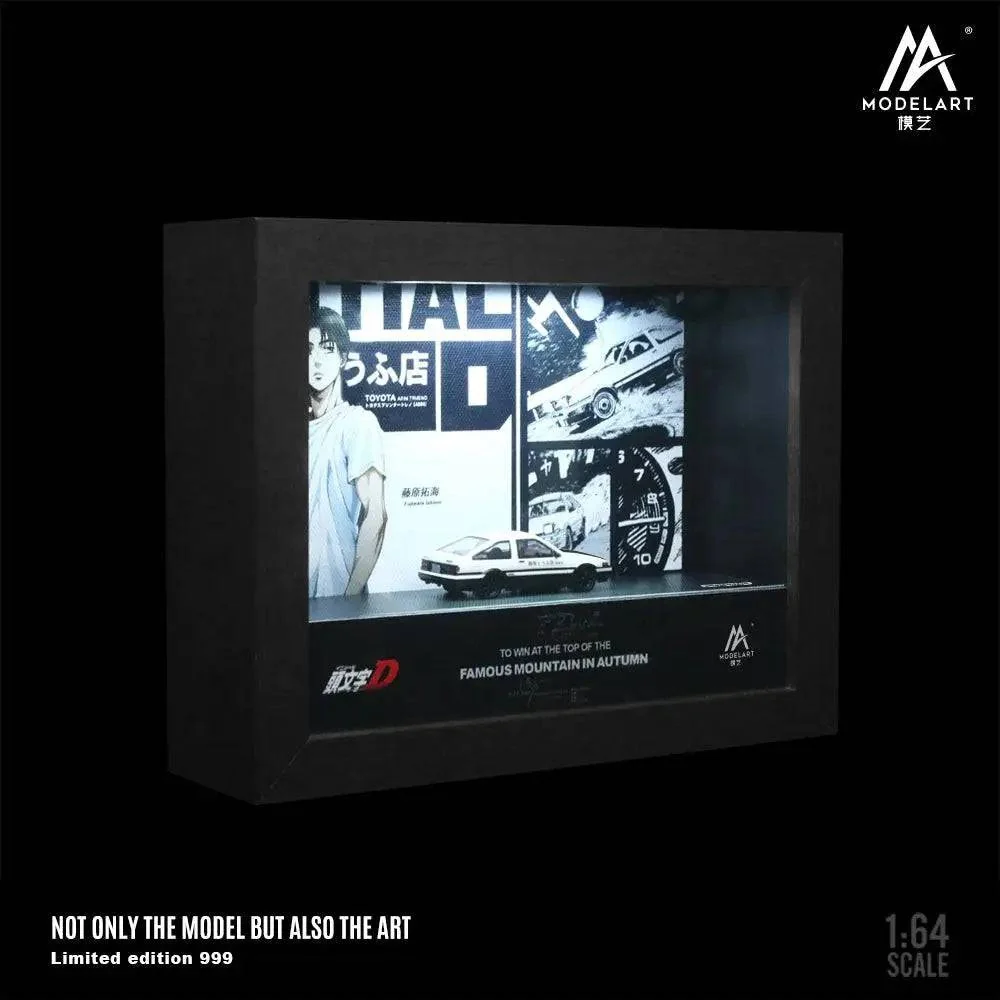 Initial D AE86/ RX-7 framed model ModelArt 1:64 - Image 4