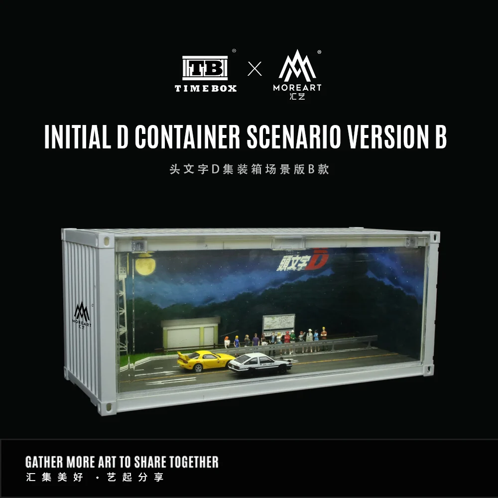 Initial D Container Scene Version B - w/ LED Lights [Timebox X Morearts]