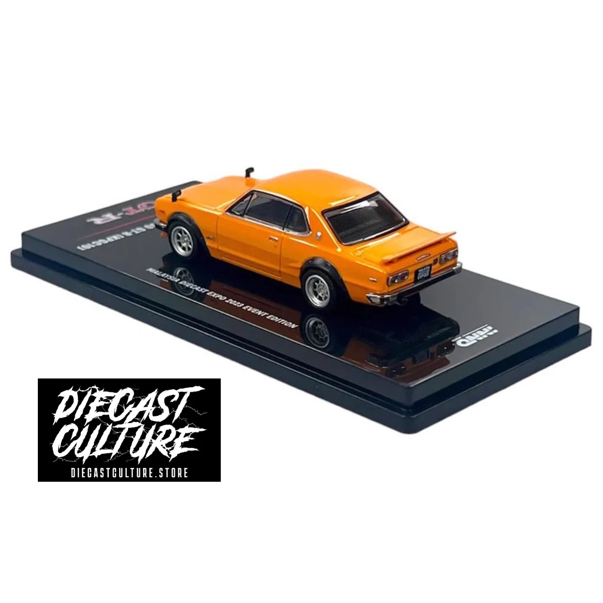 Inno64 Nissan Skyline 2000 Gt R (kpgc10) Malaysia Diecast Expo 2023 Event Edition Orange - Image 2