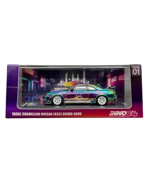 INNO64 Nissan Skyline GT-R R33 Nismo 400R Taskl Chameleon Tokyo Auto Salon LIMITED to 2000pcs - Image 2