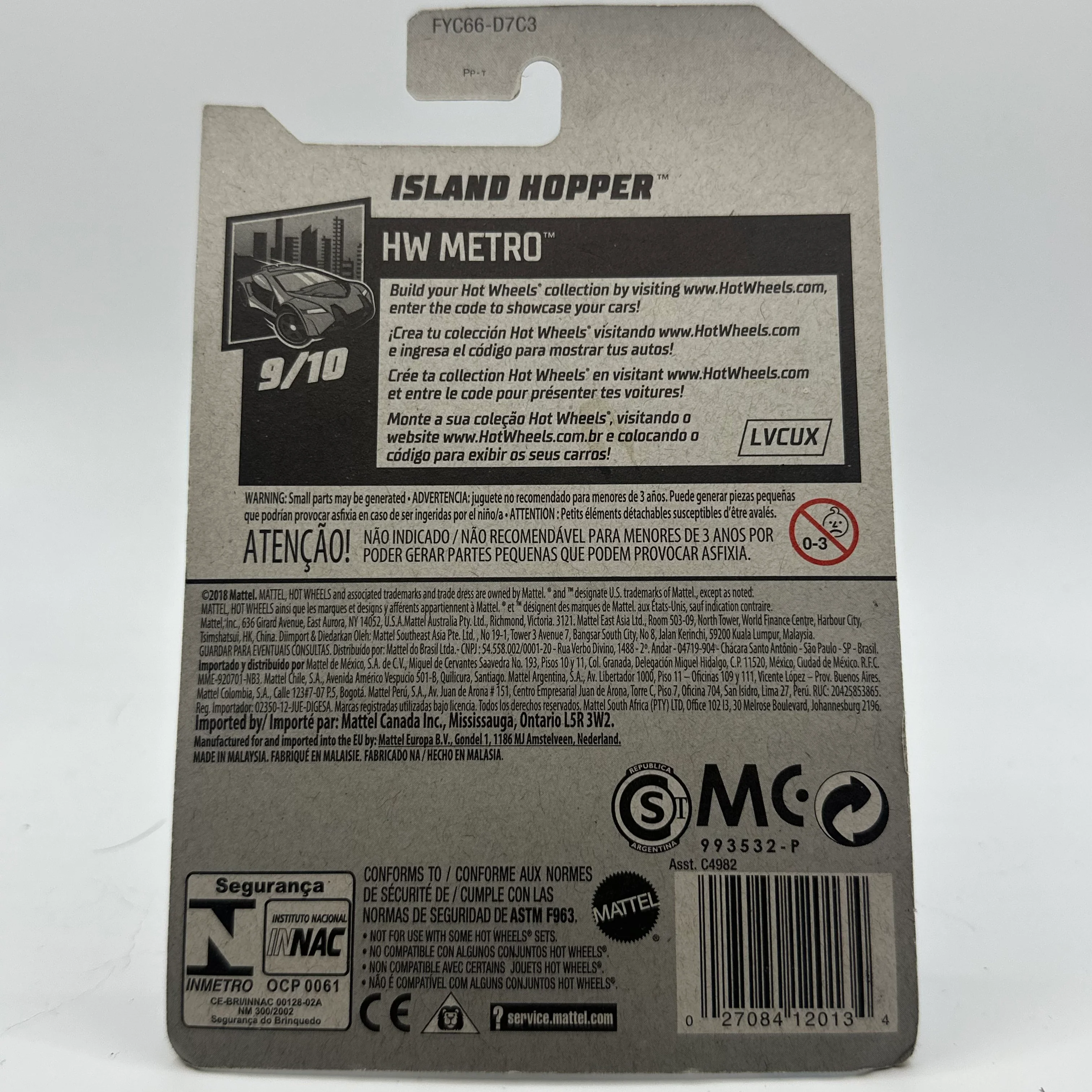 Island Hopper - HW Metro 9/10 Hotwheels Mainline 208/250 - Image 2