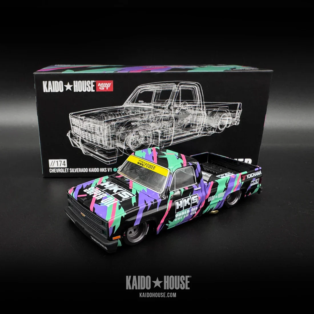 Kaido GT Chevrolet Silverado Kaido HKS V1 MiniGT