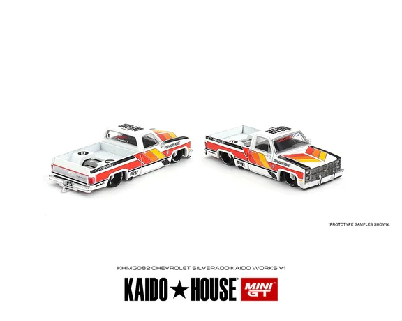 Chevrolet Silverado Kaido Works V1 082 Kaido House x MiniGT 1:64 Scale