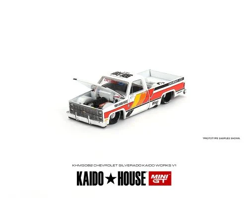 Chevrolet Silverado Kaido Works V1 082 Kaido House x MiniGT 1:64 Scale - Image 2