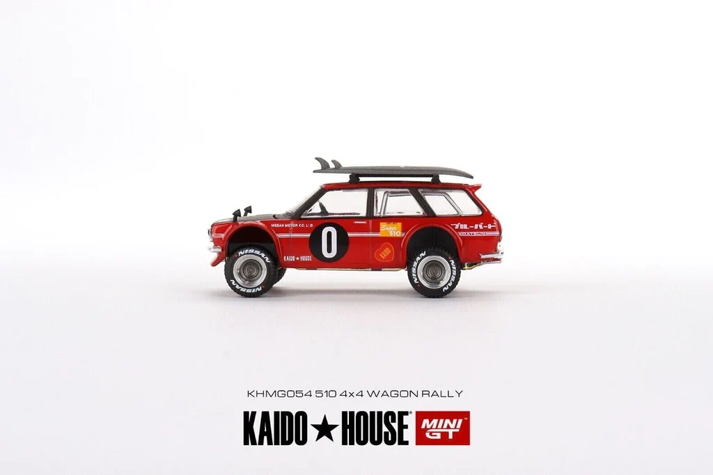 Datsun 510 4x4 Wagon Red 054 Kaido House x MiniGT 1:64 Scale - Image 3