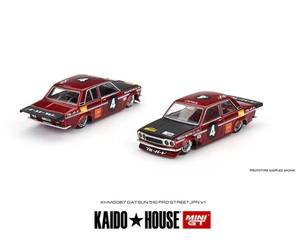 Datsun 510 Pro Street Super 510 062 Kaido House x MiniGT 1:64 Scale