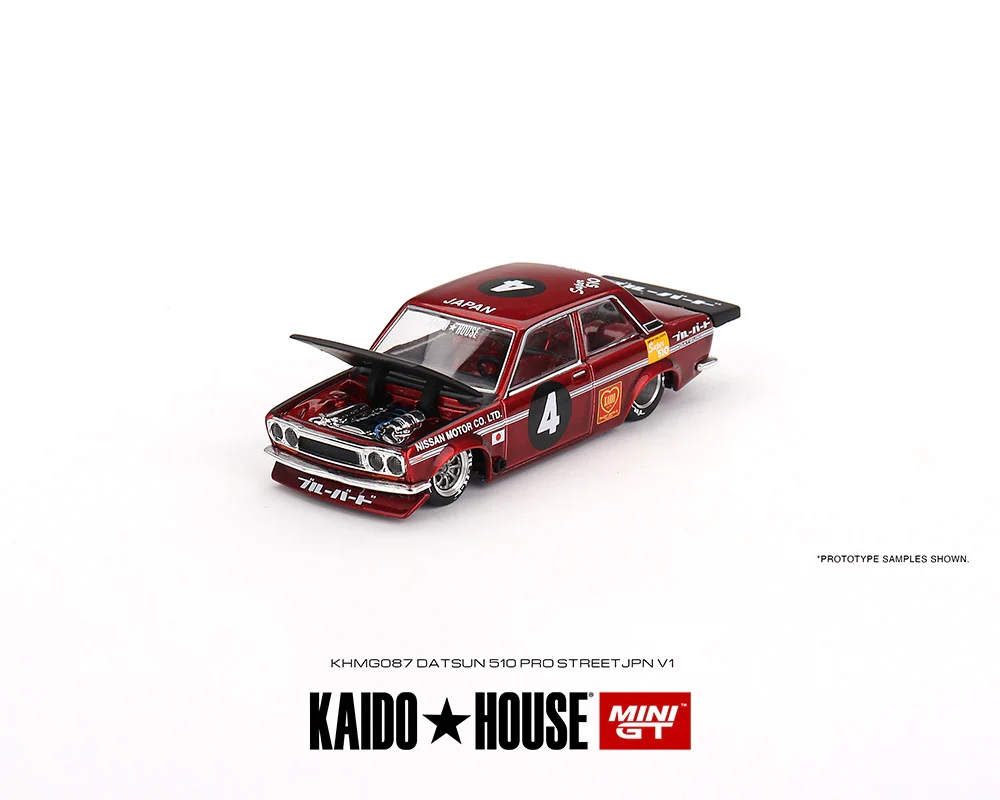 Datsun 510 Pro Street Super 510 062 Kaido House x MiniGT 1:64 Scale - Image 2