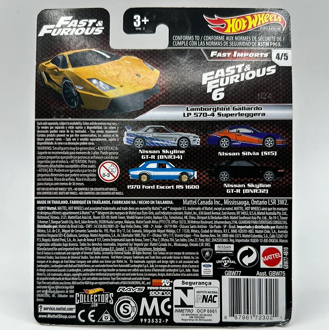 Lamborghini Gallarado LP 570-4 Superleggera (Fast Imports) Fast & Furious Hotwheels Premium - Image 2