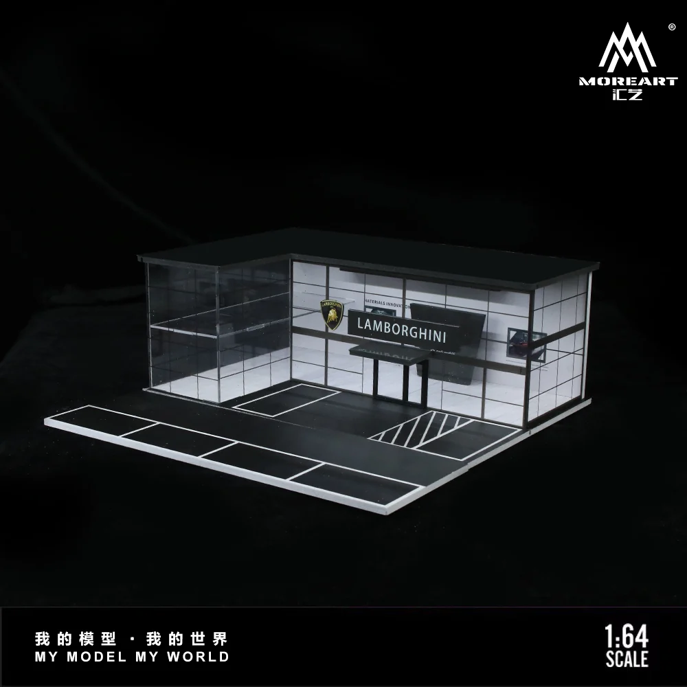 Lamborghini Show Room - Two Layer w/LED lights Morearts 1:64 - Image 5