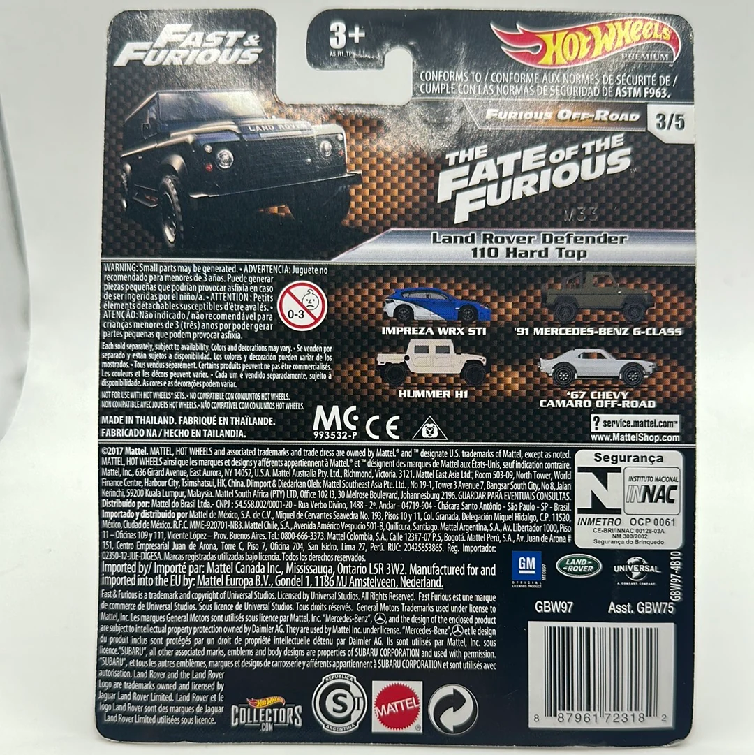 Land Rover Defender 110 Hard Top - Furious Off Road FAST & FURIOUS 3/5 Hotwheels Premium - Image 2